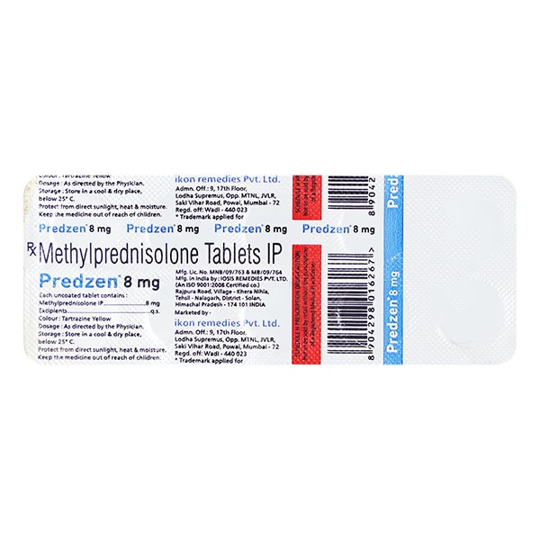 PREDZEN 8mg Tablet 10's