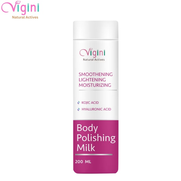 Vigini Smoothening Lightening Moisturizing Body Polishing Milk Lotion 200 ml