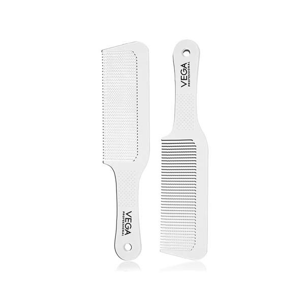 Vega Professional Clipper Comb for Salon with Anti-Static, Hair Cutting Combs Great for Barbering and Styling, White (VPPCC-01) 1's