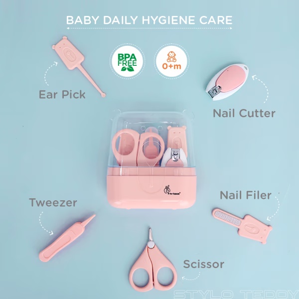 R for Rabbit Stylo Teddy Baby Manicure Set - Pink 1's