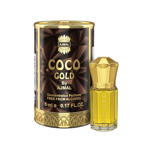 Ajmal Coco Gold Concentrated Perfume Free From Alcohol for Women 5 ml