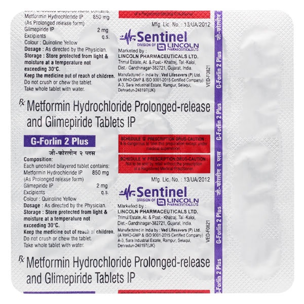 G FORLIN PLUS 2 Tablet 15's