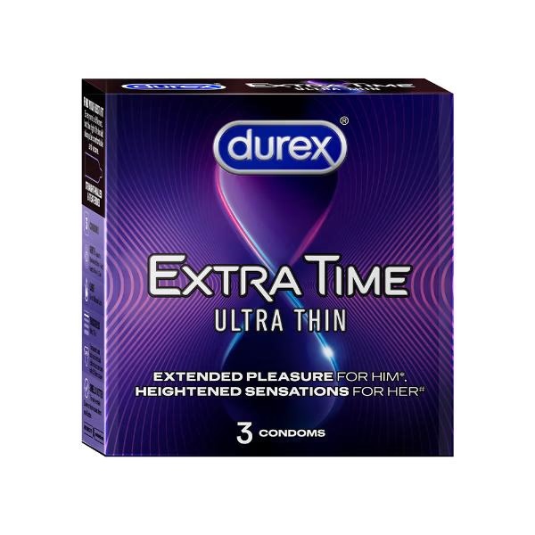 Durex Extra Time Ultra Thin Condom 10's