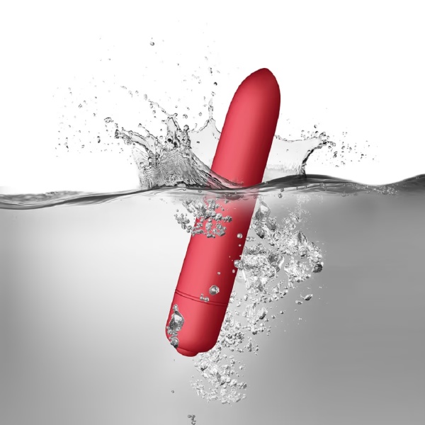 Gizmoswala SugarBoo Vibrating Bullet Massager - Coral Crush (Red)