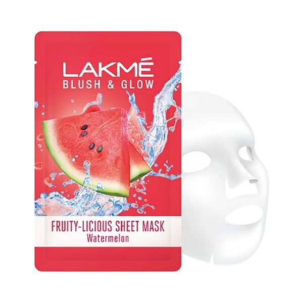 Lakme Blush & Glow Watermelon Sheet Mask 25 Ml