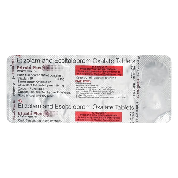 Etizola Plus 10mg Tablet 10'S