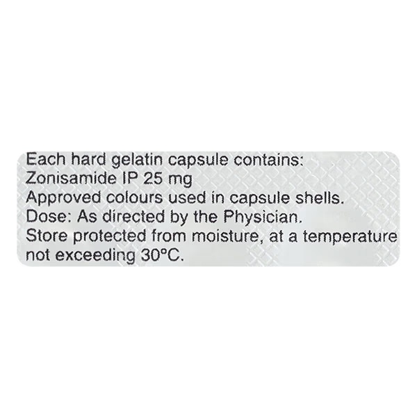 Zonimid 25mg Capsule 10'S