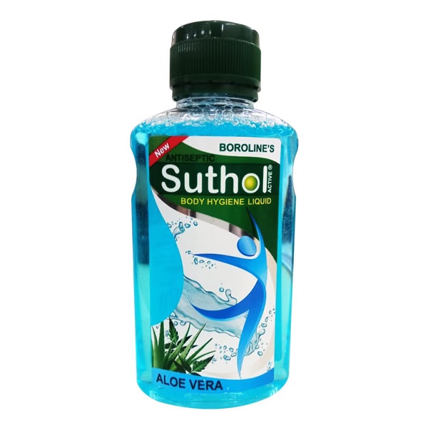 Boroline's Antiseptic Suthol Active Body Hygiene Liquid - Aloevera 100 ml