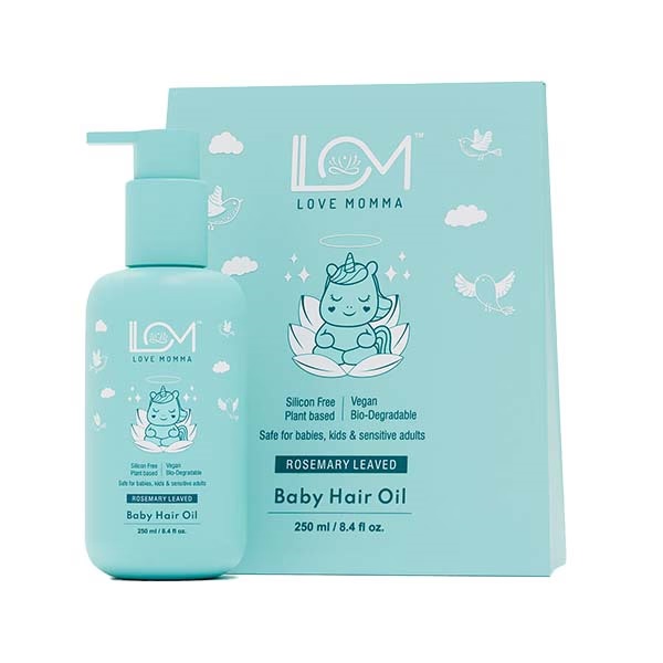 Love Momma Rosemary Leave Baby Hair Oil 250 ml