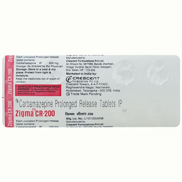 Zigma CR 200mg Tablet 10'S