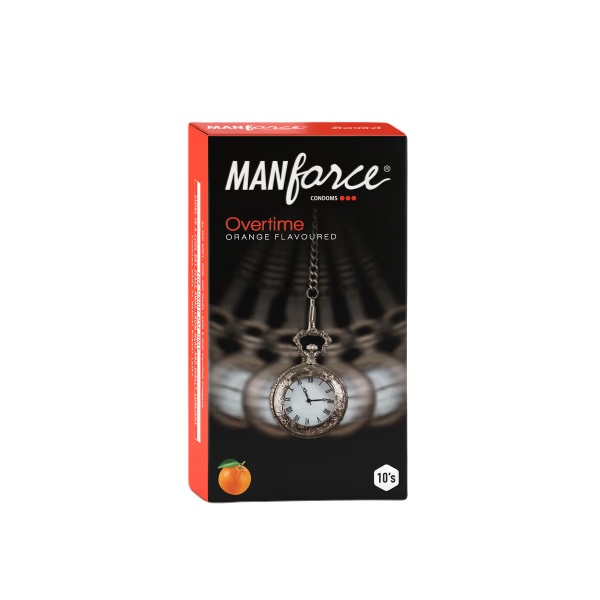 Manforce Overtime Condoms - Orange 10's