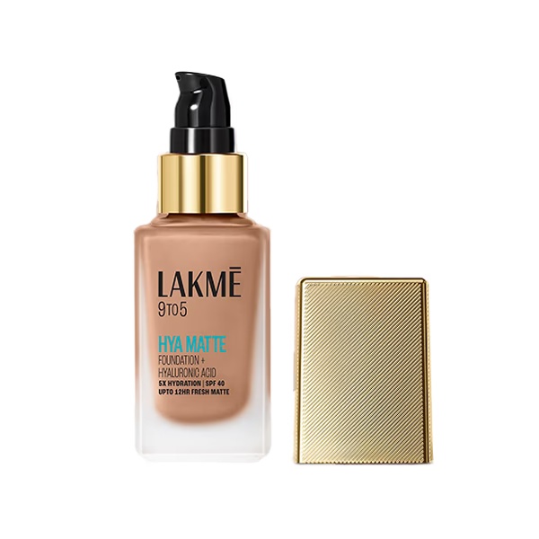 Lakme 9To5 Hya Matte Foundation + Hyaluronic Acid Neutral Honey 25 ml