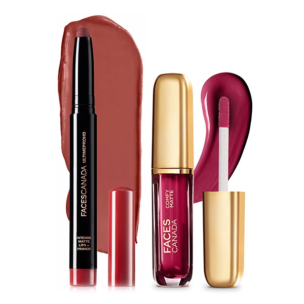Faces Canada Lip Combo - Natural Coco + Any Day Now (1.4gm + 30ml) 1's