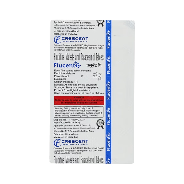 FLUCENT P 100 Tablet 10's