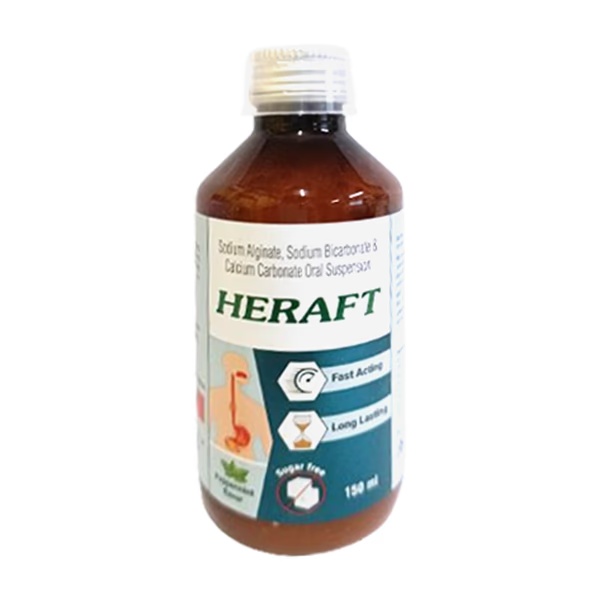 HERAFT SUGAR FREE PEPPERMINT FLAVOUR Oral Suspension 150ml