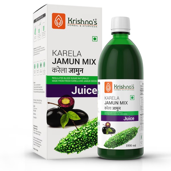 Krishna's Herbal & Ayurveda Karela Jamun Mix Juice 1000 ml