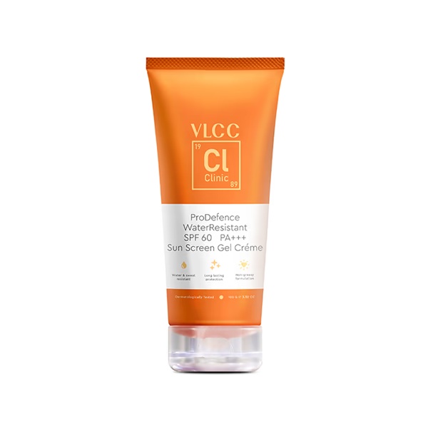 VLCC Clinic Water Resistant SPF 60 PA+++ Sunscreen Gel Creme 100 gm