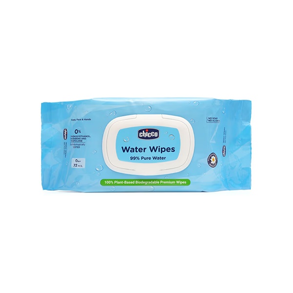 Chicco Water Wipes - 99% Pure Water 72 pcs 1's