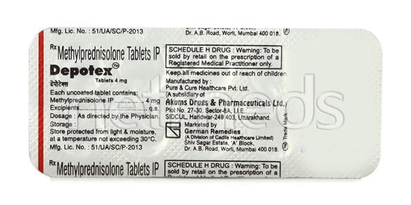 Depotex 4mg Tablet 10'S