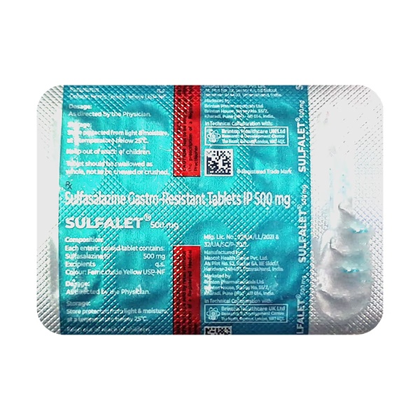 SULFALET 500mg Tablet 10's