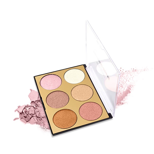 Miss Rose 6 Color Shimmery Highlighter 7003 - 025 02 33 gm