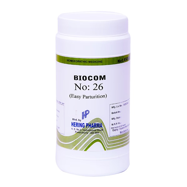 Hering Pharma Biocom No.26 Tablet For Easy Pasturition 450 gm