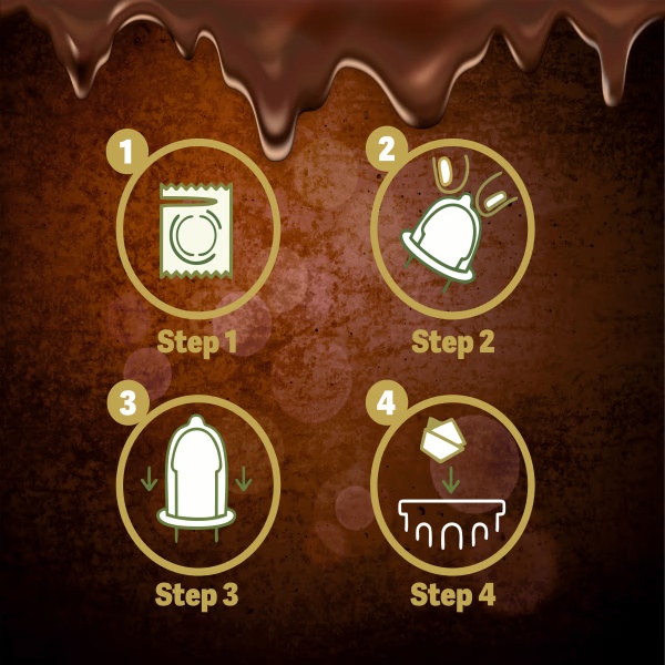 Stout Intense Dots Condoms - Chocolate (Pack of 3 x 10's)