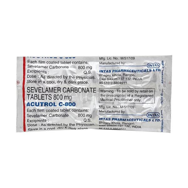 Acutrol C 800mg Tablet 10'S