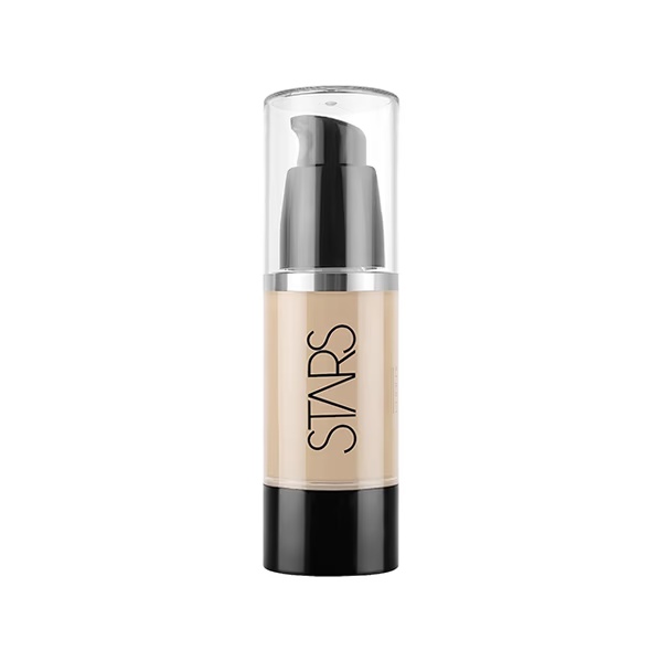 Star's Cosmetics Matte Finish, Full Coverage Face Make Up Micro Foundation (Ivory) 30 ml