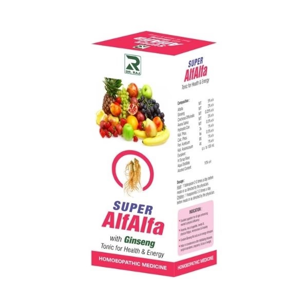 Dr.Raj Super Alfalfa with Ginseng Tonic 100 ml