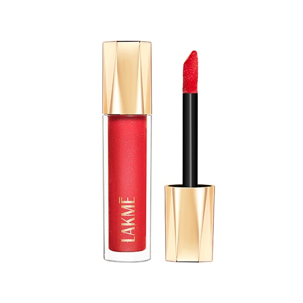 Lakme Glitterati Lip Glaze 101 Scarlet Spritzer 5 ml