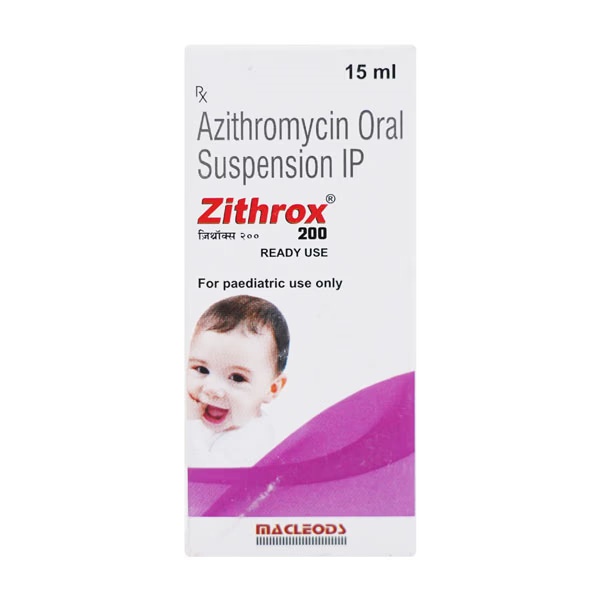 Zithrox 200mg Suspension 15ml