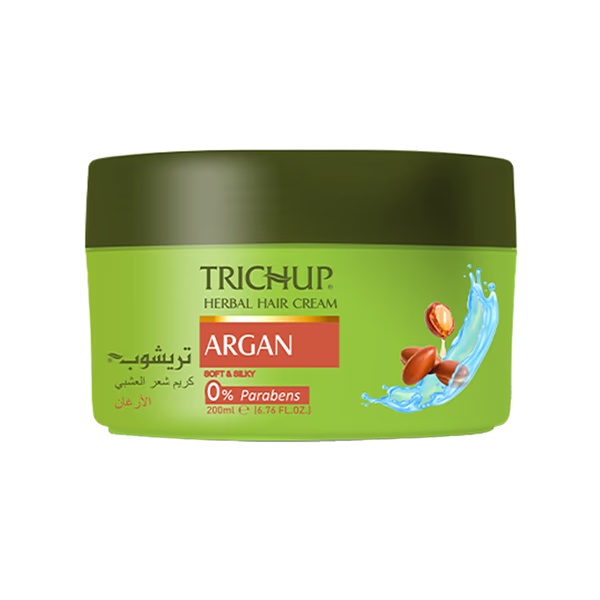 Trichup Argan Herbal Hair Cream For Frizzy, Dull & Dry Hair 200 ml