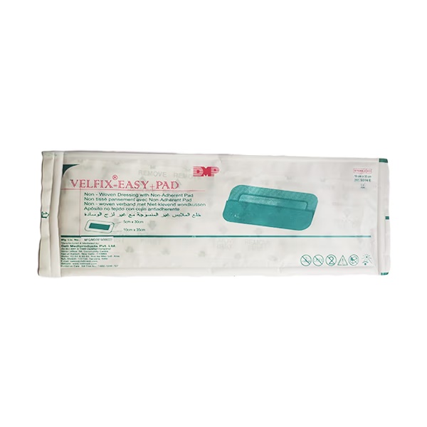 Velfix - Easy + Pad Non Woven Dressing with Non Adherent Pad (5508E) (10 cm x 20 cm) 1's