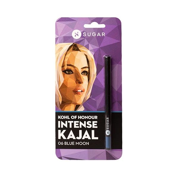 SUGAR Cosmetics Kohl Of Honour Intense Kajal - 06 Blue Moon (Single Blister) 0.30gm