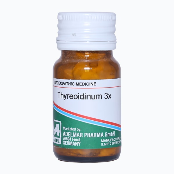 Adel Thyreoidinum. 3X (4 grain) Tablet 20 gm