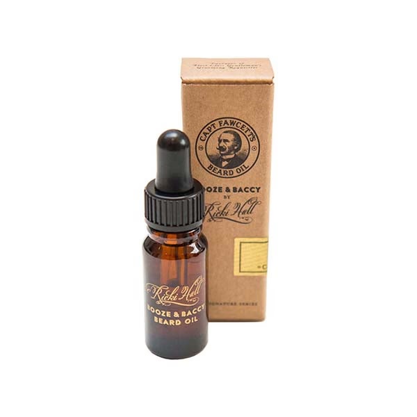 Captain Fawcett Ricki Hall's Booze & Baccy Beard Oil Travel Sized 10 ml