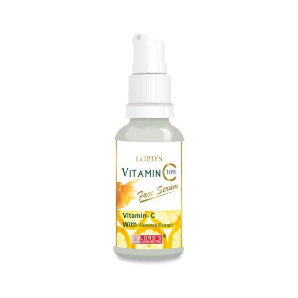Lord's Vitamin C 10% Face Serum -Vitamin C & Aloevera 30 ml