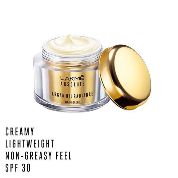 Lakme Absolute Argan Oil Radiance Oil-In-Creme SPF 30 PA++ 50gm
