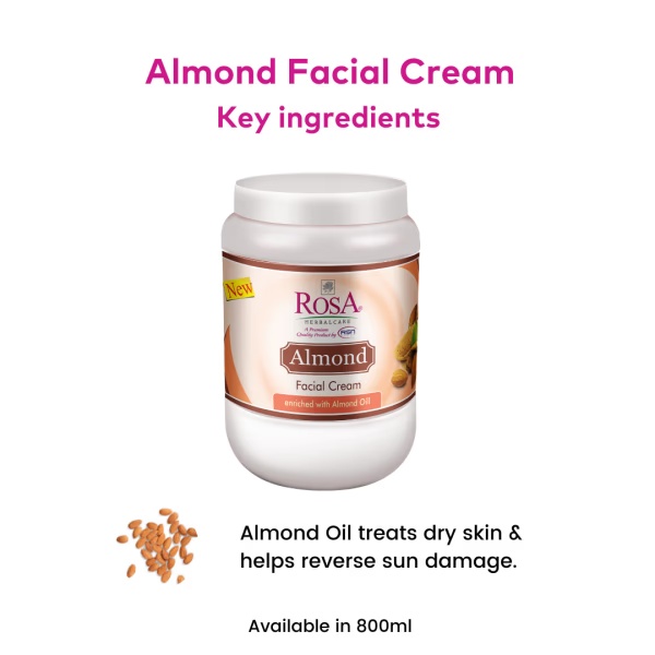 Rosa Almond Facial Cream 800 g