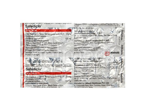 Safediclo Capsule 10'S