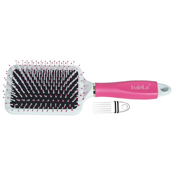 Babila Paddle Hair Brush (with Cleaning Comb) HB-V 122P 1's