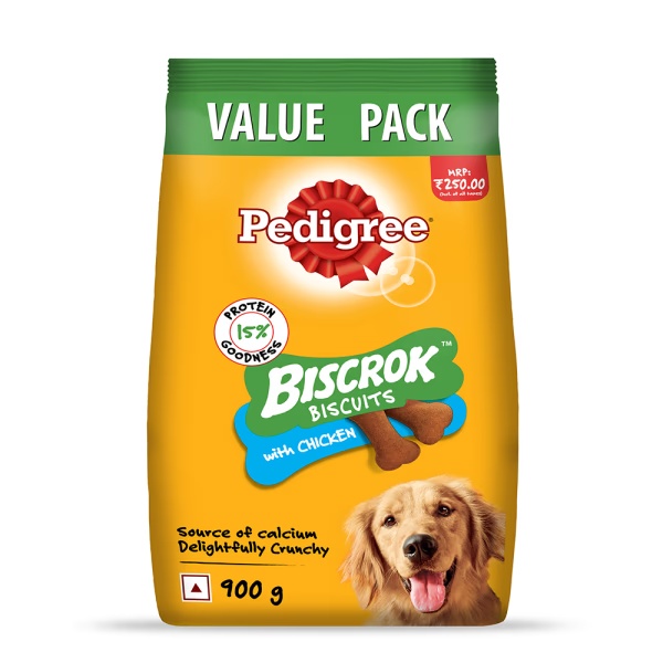 Pedigree Biscrok Biscuits - Chicken Flavour 900 gm