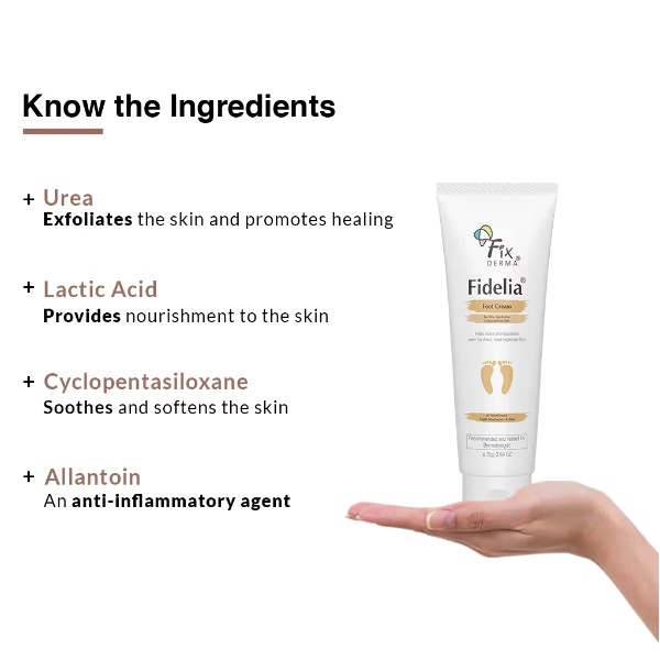 Fixderma Fidelia Foot Cream 75 g
