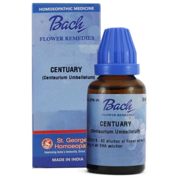 St. George's Bach Flower Centaury 6 CH 30 ml
