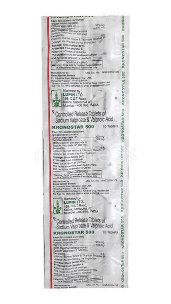 Kronostar 500mg Tablet 10'S