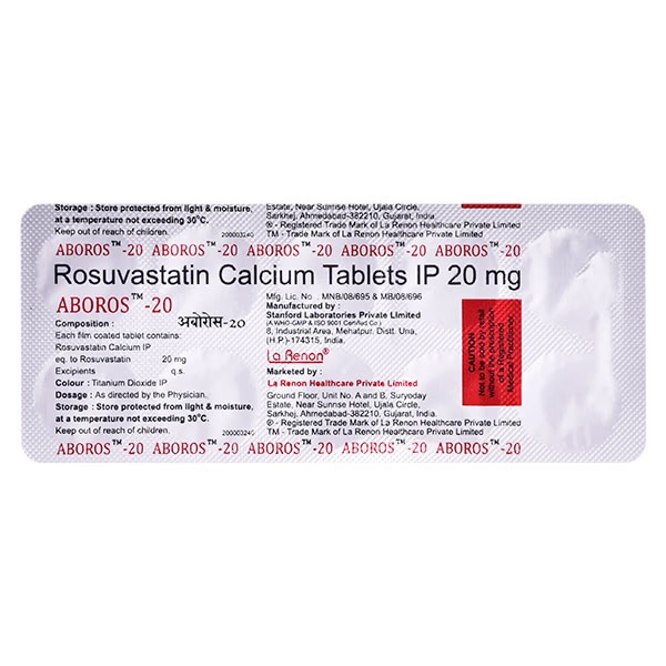 ABOROS 20 Tablet 10's