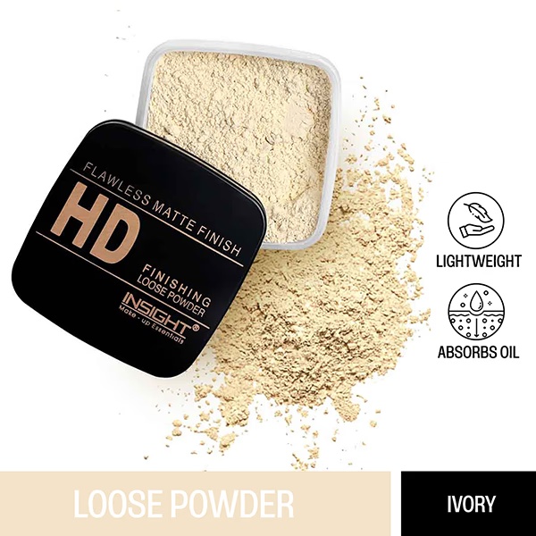 Insight Cosmetics HD Finishing Loose Powder - Ivory 30 gm