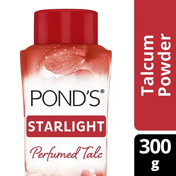 Pond's Starlight Perfumed Talc Powder, Orchid & Jasmin Notes 300 gm