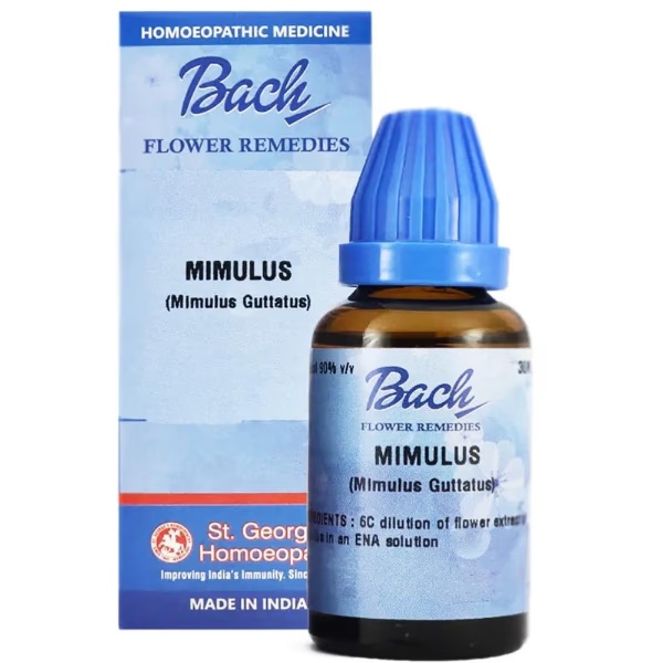 St. George's Bach Flower Mimulus 6 CH 30 ml